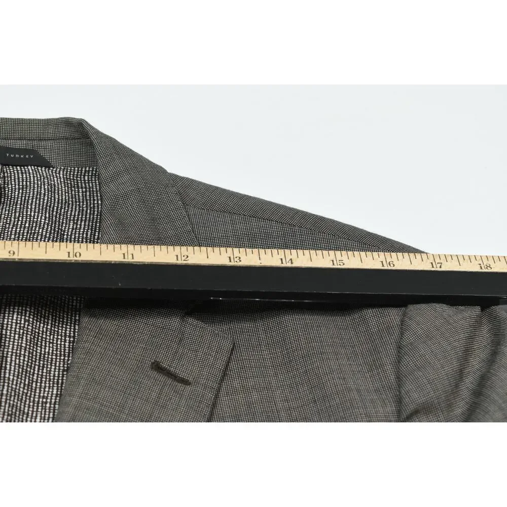Hugo Boss Sportscoat Blazer Mens 40R Brown Two-Button Slim Fit Super 100 Wool